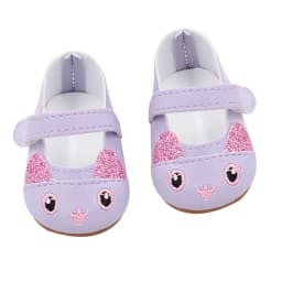 Cute Jacquard American 18 Inch Girl Doll 7cm Shoes Boots Embroidery Rabbit Cartoon Doll Shoes For 43cm Baby New Born,DIY,OG Doll