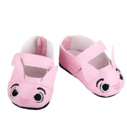 Cute Jacquard American 18 Inch Girl Doll 7cm Shoes Boots Embroidery Rabbit Cartoon Doll Shoes For 43cm Baby New Born,DIY,OG Doll