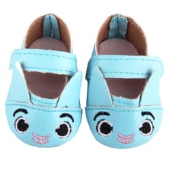 Cute Jacquard American 18 Inch Girl Doll 7cm Shoes Boots Embroidery Rabbit Cartoon Doll Shoes For 43cm Baby New Born,DIY,OG Doll