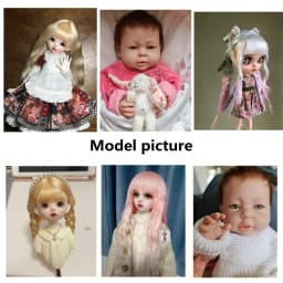 10g/bag New 100% Pure Mohair Suitable For Reborn Doll Wig Golden Natural Black Grey 15 Colors DIY BJD OB11 Doll Reborn Doll Wig