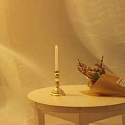 1:12 Scale Dollhouse Candle Holder Miniature Candlestick Doll Accessory Mini Desktop Ornament Playing House Scene Model Kids Toy