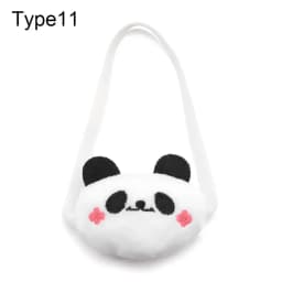 20CM Toys Miniature Bag Cartoon Animal Chain Bag Messenger Bag Handbag For Idol Dolls Accessories Dollhouse Rucksack