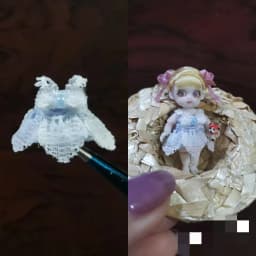 Mini doll clothes custom 3.5cm 4cm 5cm doll LAIL doll clothes