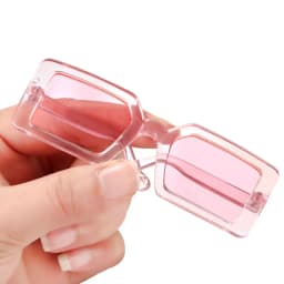 9cm Miniature Doll Sunglasses Pet Square Frame Glasses For Blythe Doll Accessories Plush Doll Glasses Accessory New