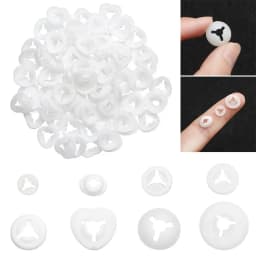 100Pcs/bag Round Doll Eye Gaskets Washers for Plastic Safety Eyes Nose Back for Bear Doll Animal Toys DIY Craft Child Kids New