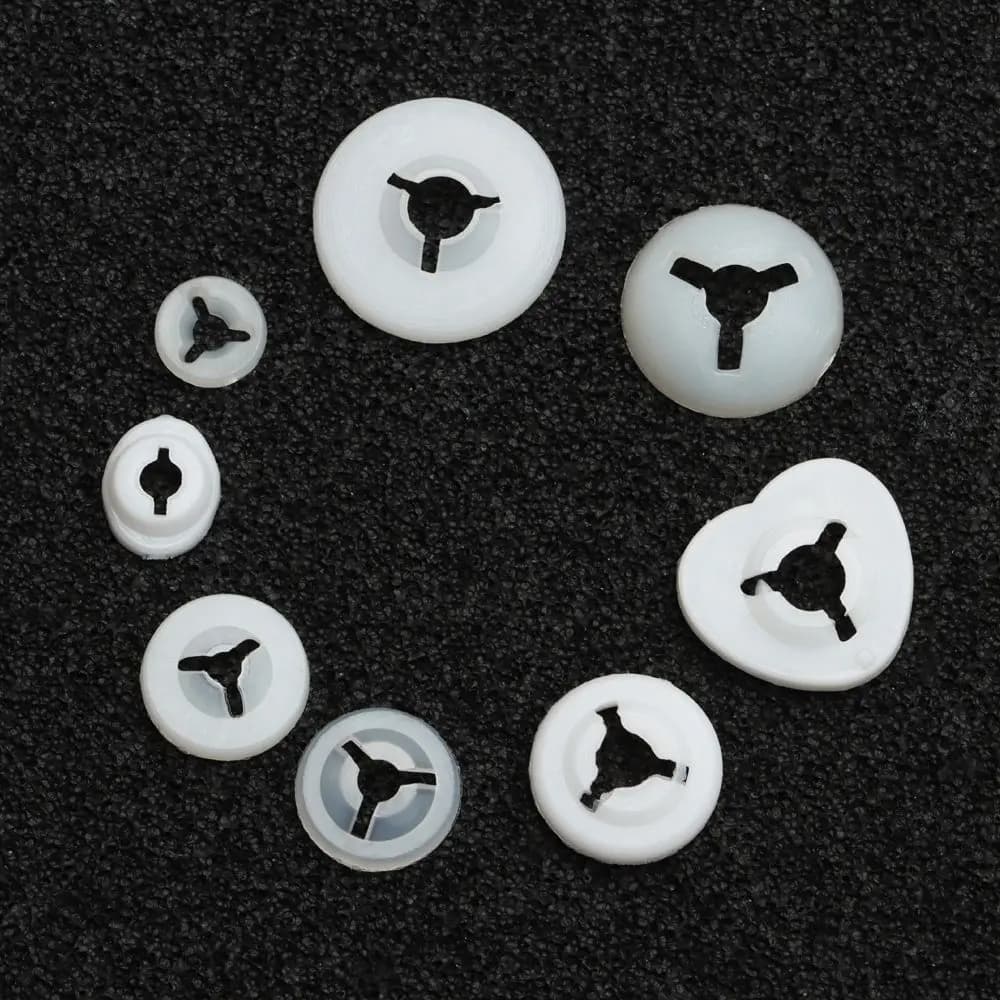 100Pcs/bag Round Doll Eye Gaskets Washers for Plastic Safety Eyes Nose Back for Bear Doll Animal Toys DIY Craft Child Kids New