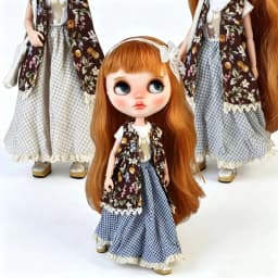 Blyth Azone OB22 OB24 Doll Clothes Fashion Plaid Skirt T-Shirt Girl Gift