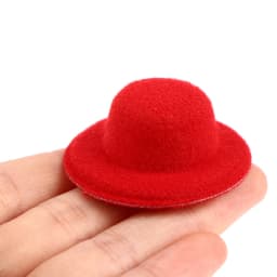 5Pcs 1:12 Dollhouse Miniature Hat Mini Dolls Hat Ornament Dolls House Accessories Kids Toys Gifts Rndom Color