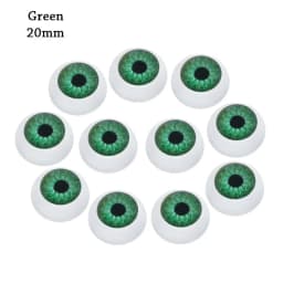 10Pcs 12mm/20mm Funny Plastic Doll Safety Eyes Animal Toys Puppet Making Dinosaur For BJD Doll Round Eyes DIY Craft Accessories