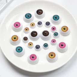 10Pcs 12mm/20mm Funny Plastic Doll Safety Eyes Animal Toys Puppet Making Dinosaur For BJD Doll Round Eyes DIY Craft Accessories