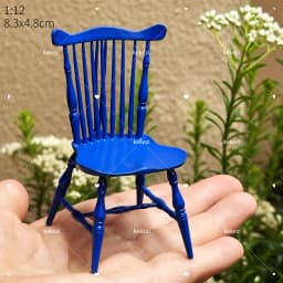 1:12 Dollhouse European Furniture Decorative Miniatures Scene Mini Chair New Diy Miniature Dollhouse Accessories