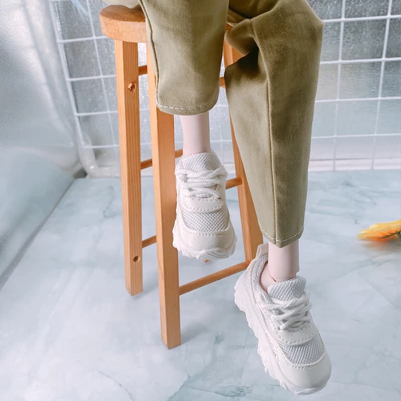 60CM BJD doll PU Leather Shoes 1/3 BJD Boots Sneakers Leather Doll Accessories Doll