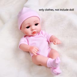Yeezwood Doll Clothes for 12inch 30cm Reborn Doll Outfit Accessories Skirt Dress Sweater for Baby Dolls Toys Accessories Clothes