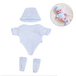 Yeezwood Doll Clothes for 12inch 30cm Reborn Doll Outfit Accessories Skirt Dress Sweater for Baby Dolls Toys Accessories Clothes
