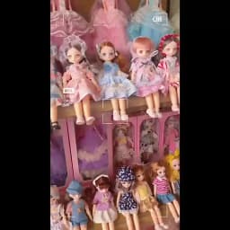 17cm BJD Doll Girl DIY Dressing Princess Toy Adjustable 13 Joint Doll Girl Toy Set Simulated Princess Changing Toys Girls Gifts