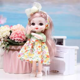 17cm BJD Doll Girl DIY Dressing Princess Toy Adjustable 13 Joint Doll Girl Toy Set Simulated Princess Changing Toys Girls Gifts