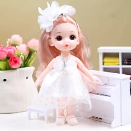 17cm BJD Doll Girl DIY Dressing Princess Toy Adjustable 13 Joint Doll Girl Toy Set Simulated Princess Changing Toys Girls Gifts