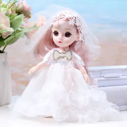 17cm BJD Doll Girl DIY Dressing Princess Toy Adjustable 13 Joint Doll Girl Toy Set Simulated Princess Changing Toys Girls Gifts