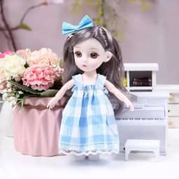 17cm BJD Doll Girl DIY Dressing Princess Toy Adjustable 13 Joint Doll Girl Toy Set Simulated Princess Changing Toys Girls Gifts