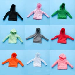 Fashion Doll Hoodies Doll Sweater Clothes for 30cm Doll Casual Wears 1/6 Dolls Sport Tops Party Clothes Accessories Kids Toys