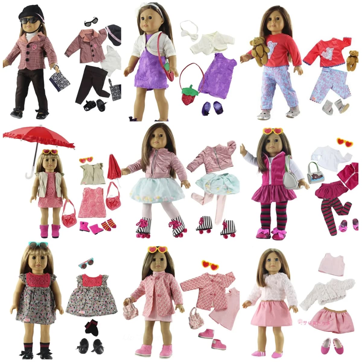 Many Style for Choice 18 Inch Doll Clothes for American Doll or Our Generation Doll, 18 Inch Doll Accessories #2