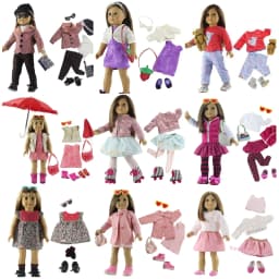 Many Style for Choice 18 Inch Doll Clothes for American Doll or Our Generation Doll, 18 Inch Doll Accessories #2