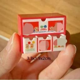 DollHouse Wooden Oil Paint Box Color Pencil Crayon Model Set Utility Knife Glue Stapler Origami Math School Accessories Bjd Doll