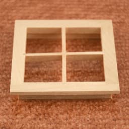 1:12 Dollhouse Mini Blank Door Model Wooden Window Frame Square Windows Can Be Opened Miniature For Doll House Furniture Toys