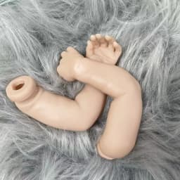 17 Inch Reborn Baby Doll Kit Levi Vinyl Baby Molds Blank Unpainted Unassembled Kit Handmade DIY Toy For Girls LOL