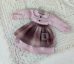 New Blyth long T-shirt+Lace Skirt Barbies DressDoll Blyth Doll Clothes Princess Dress For Ymy Licca Azones Ob24 Ob27 Fr Doll