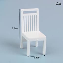 1:20 Dollhouse Simulation Small Sofa Stool Chair Furniture Model Toys Doll House Decor Furniture Toys Dollhouse Accessories