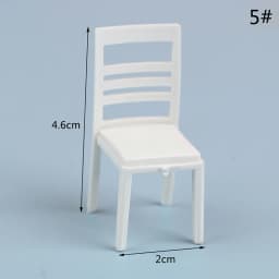 1:20 Dollhouse Simulation Small Sofa Stool Chair Furniture Model Toys Doll House Decor Furniture Toys Dollhouse Accessories