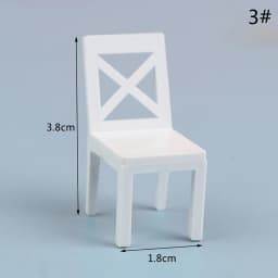 1:20 Dollhouse Simulation Small Sofa Stool Chair Furniture Model Toys Doll House Decor Furniture Toys Dollhouse Accessories