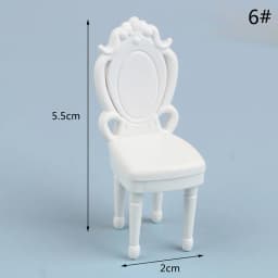 1:20 Dollhouse Simulation Small Sofa Stool Chair Furniture Model Toys Doll House Decor Furniture Toys Dollhouse Accessories