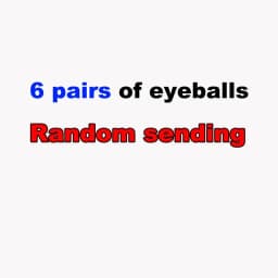 10/12/14/16/18/20mm Doll's Eyes,Random Sending, Anime Eyeball Glass Eye Diy Girl Toys Dress Up Play House Gift Doll Accessories