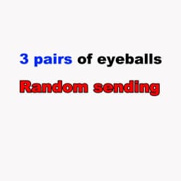 10/12/14/16/18/20mm Doll's Eyes,Random Sending, Anime Eyeball Glass Eye Diy Girl Toys Dress Up Play House Gift Doll Accessories