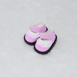 20cm Doll Shoes Doll Lace Leather Shoes Adhesive Shoes Mini Shoes Doll Replacement Dressing DIY Doll Accessories