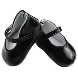 Girls Dolls Shoes Round Toe PU Princess Dress Shoes American Newborn Shoe Baby Toys Fit 43 Cm Baby Dolls