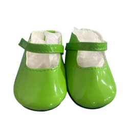 Girls Dolls Shoes Round Toe PU Princess Dress Shoes American Newborn Shoe Baby Toys Fit 43 Cm Baby Dolls