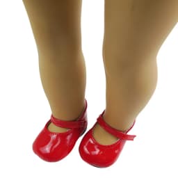 Girls Dolls Shoes Round Toe PU Princess Dress Shoes American Newborn Shoe Baby Toys Fit 43 Cm Baby Dolls