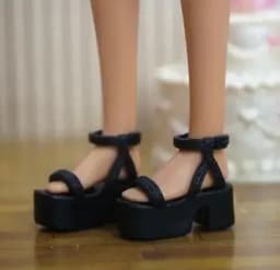High quality YJ85 classic shoes flat foot high heels sandals fun to choose for your Barb dolls 1/6 Scale accessories