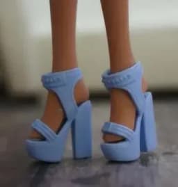 High quality YJ85 classic shoes flat foot high heels sandals fun to choose for your Barb dolls 1/6 Scale accessories