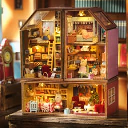 Doll House Mini Doll DIY Kit for Making Room Toys, Home Bedroom Decoration with Furniture, Wooden Crafts, 3D Puzzle, Girl's Birt