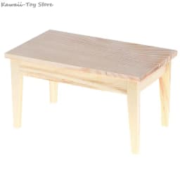 1/12 Mini Dining Table Furniture Model Toys For Doll House Decoration 1/12 Dollhouse Miniature Accessories