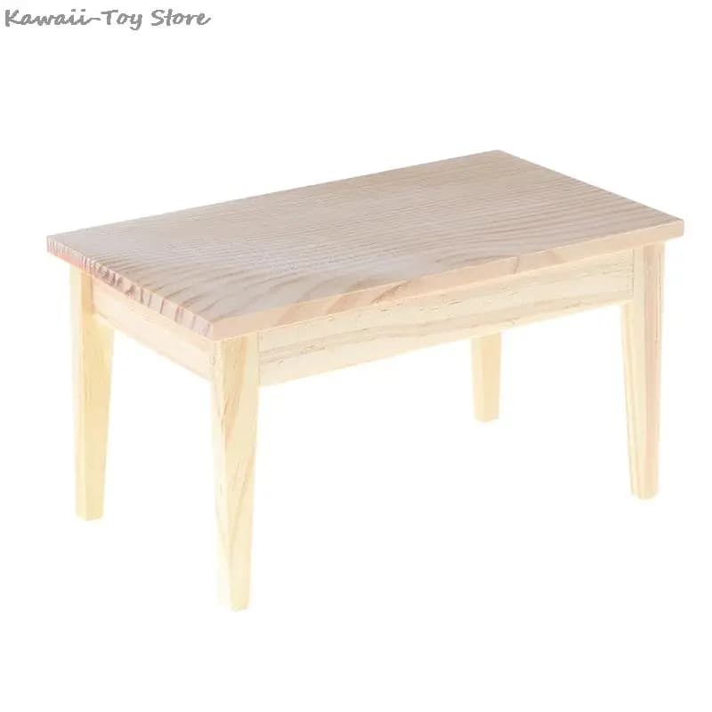 1/12 Mini Dining Table Furniture Model Toys For Doll House Decoration 1/12 Dollhouse Miniature Accessories