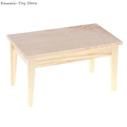1/12 Mini Dining Table Furniture Model Toys For Doll House Decoration 1/12 Dollhouse Miniature Accessories
