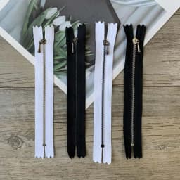 Doll Clothing Zipper Mini Zipper DIY Handmade Sewing Scrapbooking Garment Applique DIY Doll Clothes Accessory Length 10cm/12cm