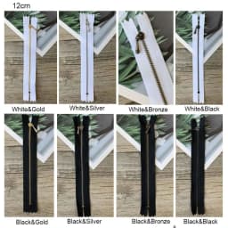Doll Clothing Zipper Mini Zipper DIY Handmade Sewing Scrapbooking Garment Applique DIY Doll Clothes Accessory Length 10cm/12cm