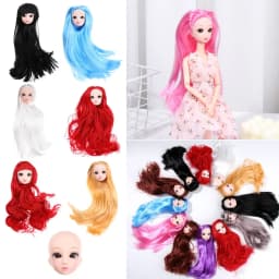 Toys Long Hairstyles Multiple Color 1/6 BJD 30 Dolls Joint Doll Head DIY Head Wear Ancient Doll Accessories