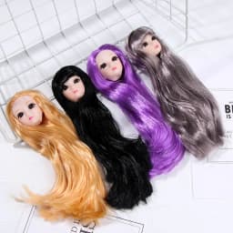 Toys Long Hairstyles Multiple Color 1/6 BJD 30 Dolls Joint Doll Head DIY Head Wear Ancient Doll Accessories